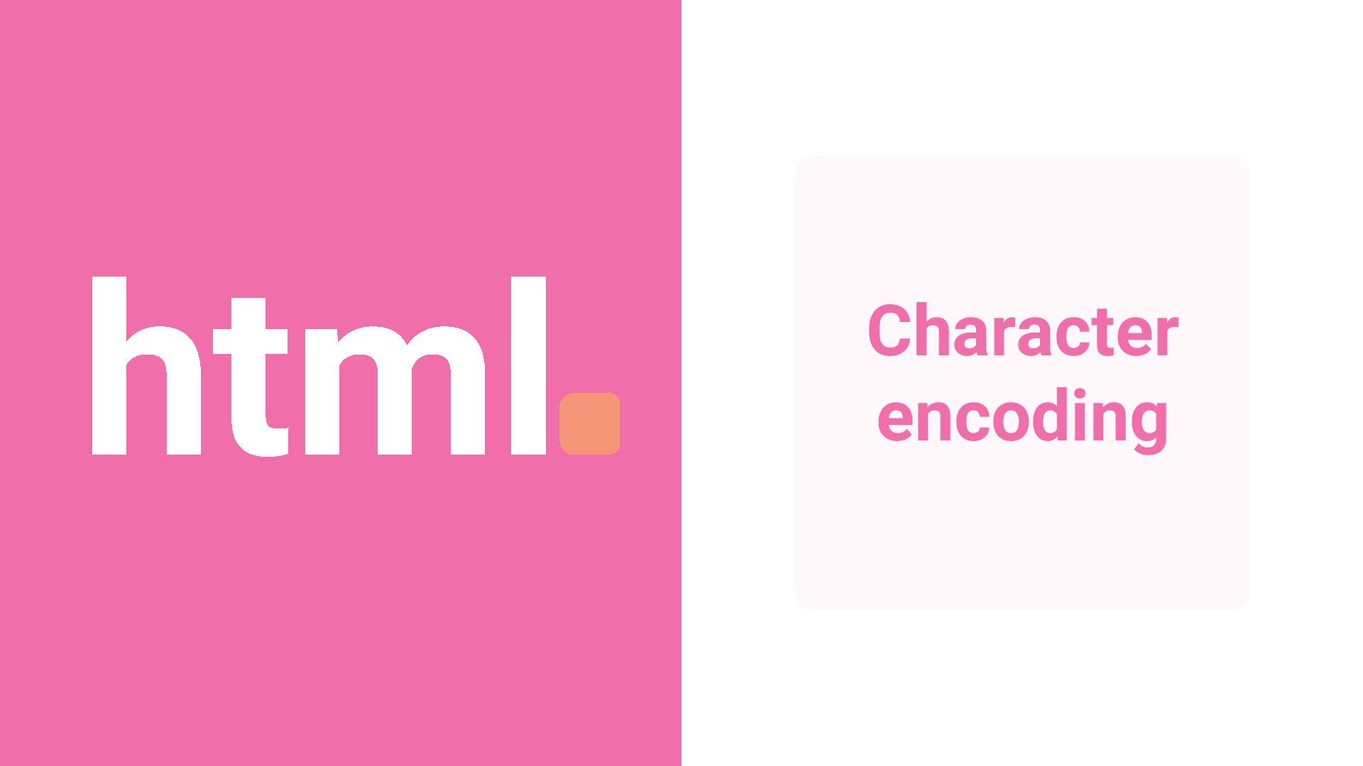 Character encoding-HTML متوسطه